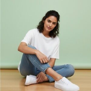 Comfortview White Slip-On Sneakers